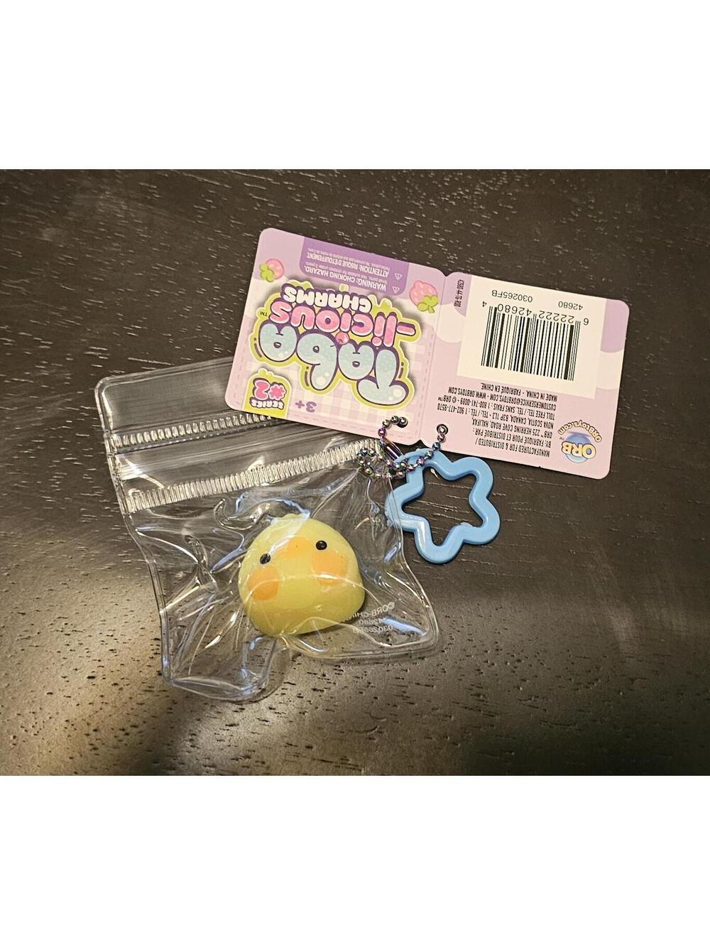 Taba licious charms Keychain squishy new rare HTF chick